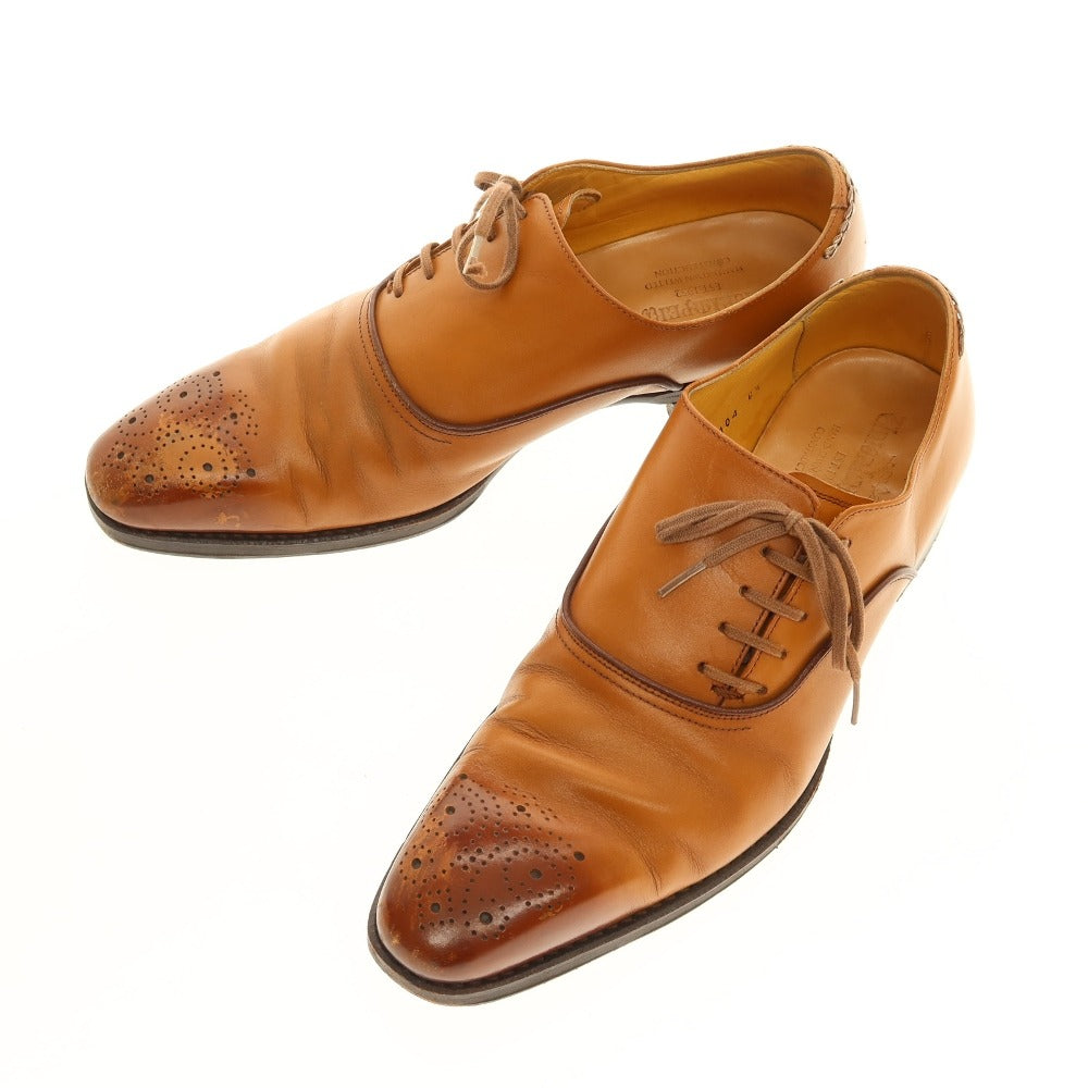 【中古】ユニオンインペリアル UNION IMPERIAL ドレスシューズ ライトブラウン【サイズ6 1/2 EEE】【 状態ランクD 】【 メンズ 】[CPD]