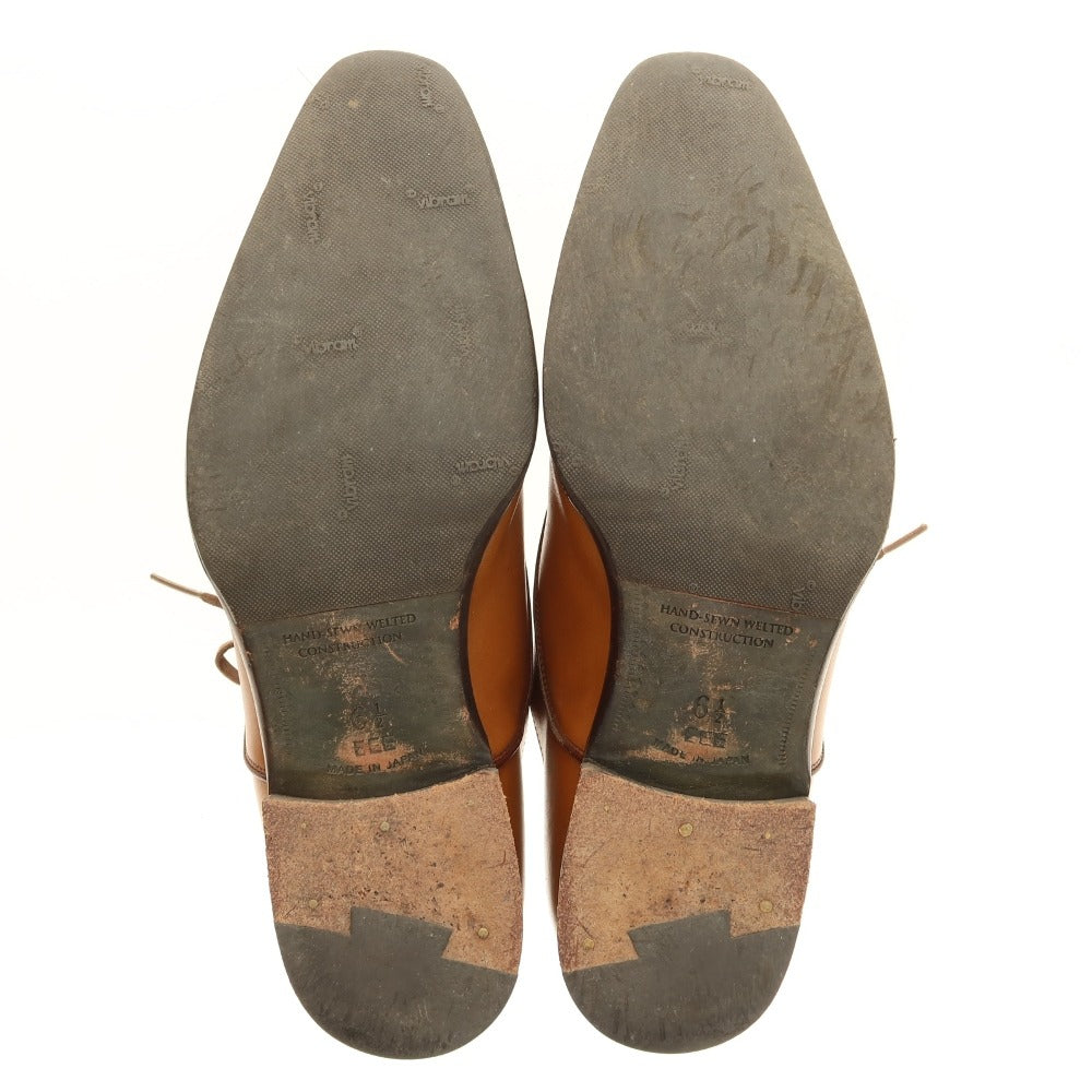 【中古】ユニオンインペリアル UNION IMPERIAL ドレスシューズ ライトブラウン【サイズ6 1/2 EEE】【 状態ランクD 】【 メンズ 】