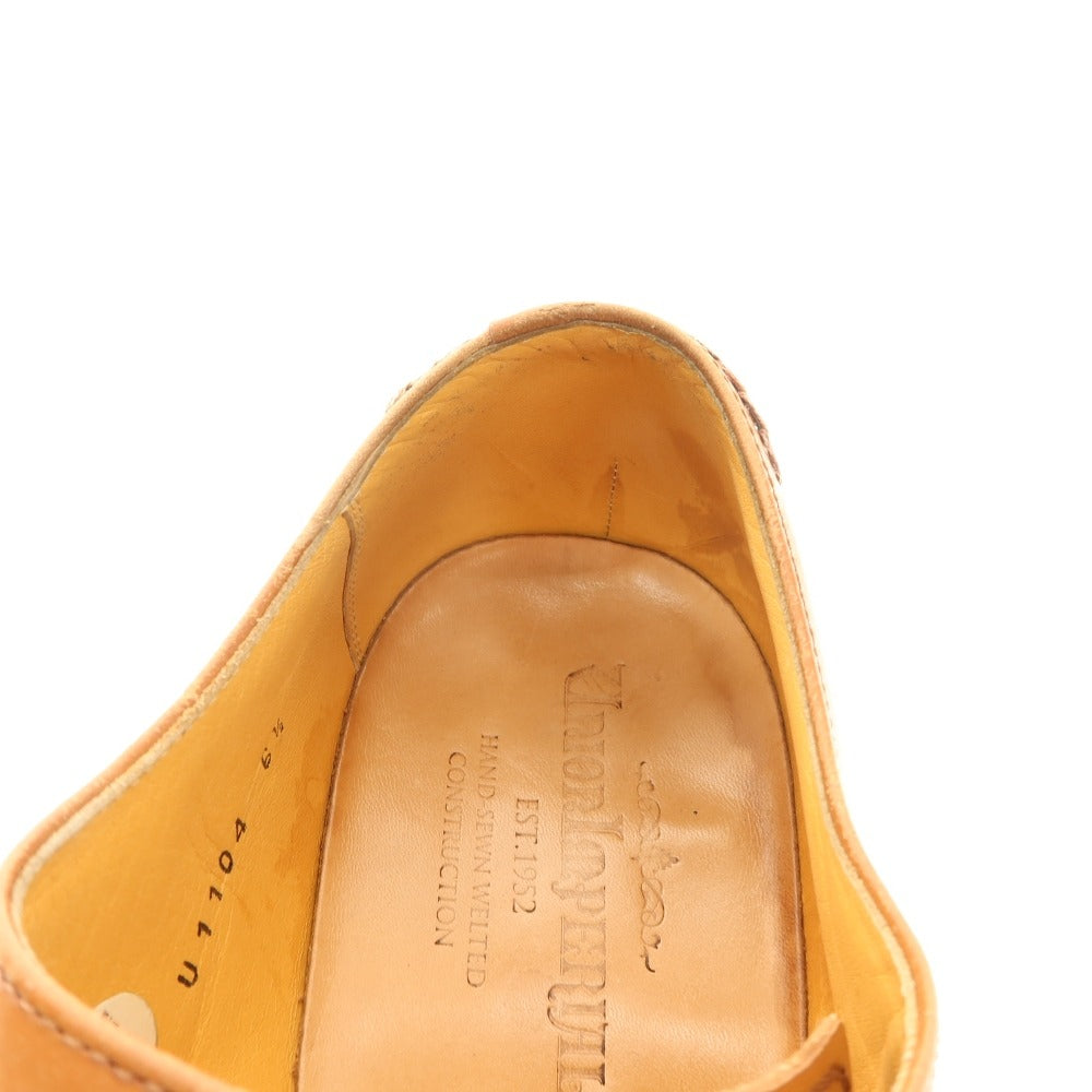 【中古】ユニオンインペリアル UNION IMPERIAL ドレスシューズ ライトブラウン【サイズ6 1/2 EEE】【 状態ランクD 】【 メンズ 】[CPD]