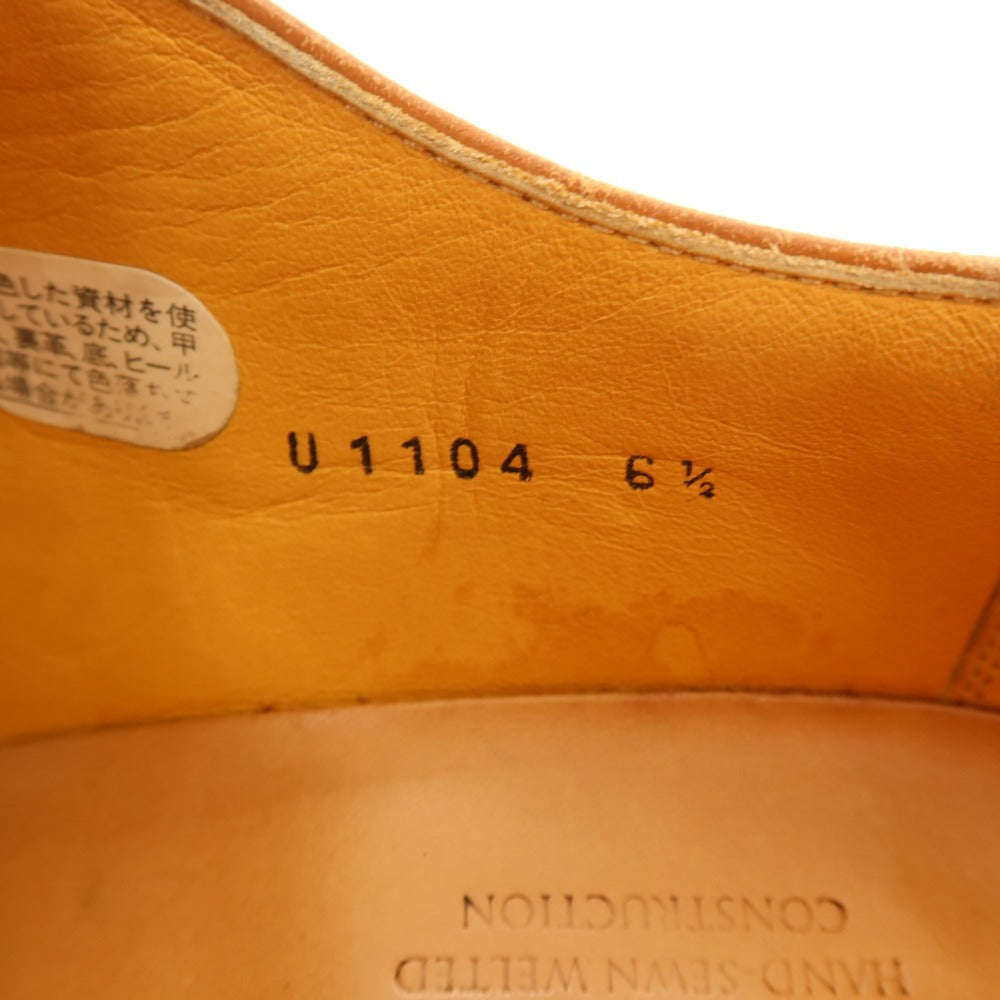 【中古】ユニオンインペリアル UNION IMPERIAL ドレスシューズ ライトブラウン【サイズ6 1/2 EEE】【 状態ランクD 】【 メンズ 】