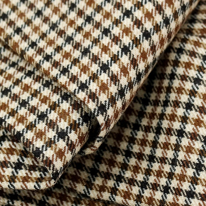 【中古】ピーティートリノ PT TORINO THE REBEL ウール ハウンドトゥース柄 イージースラックスパンツ ブラウン系【サイズ32】【 状態ランクC 】【 メンズ 】