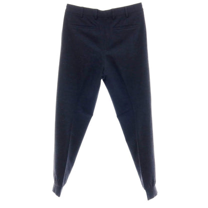 【中古】ピーティートリノ PT TORINO DELTA レーヨンナイロン チェック リブ カジュアルスラックスパンツ ネイビー【サイズ48】【 状態ランクB 】【 メンズ 】