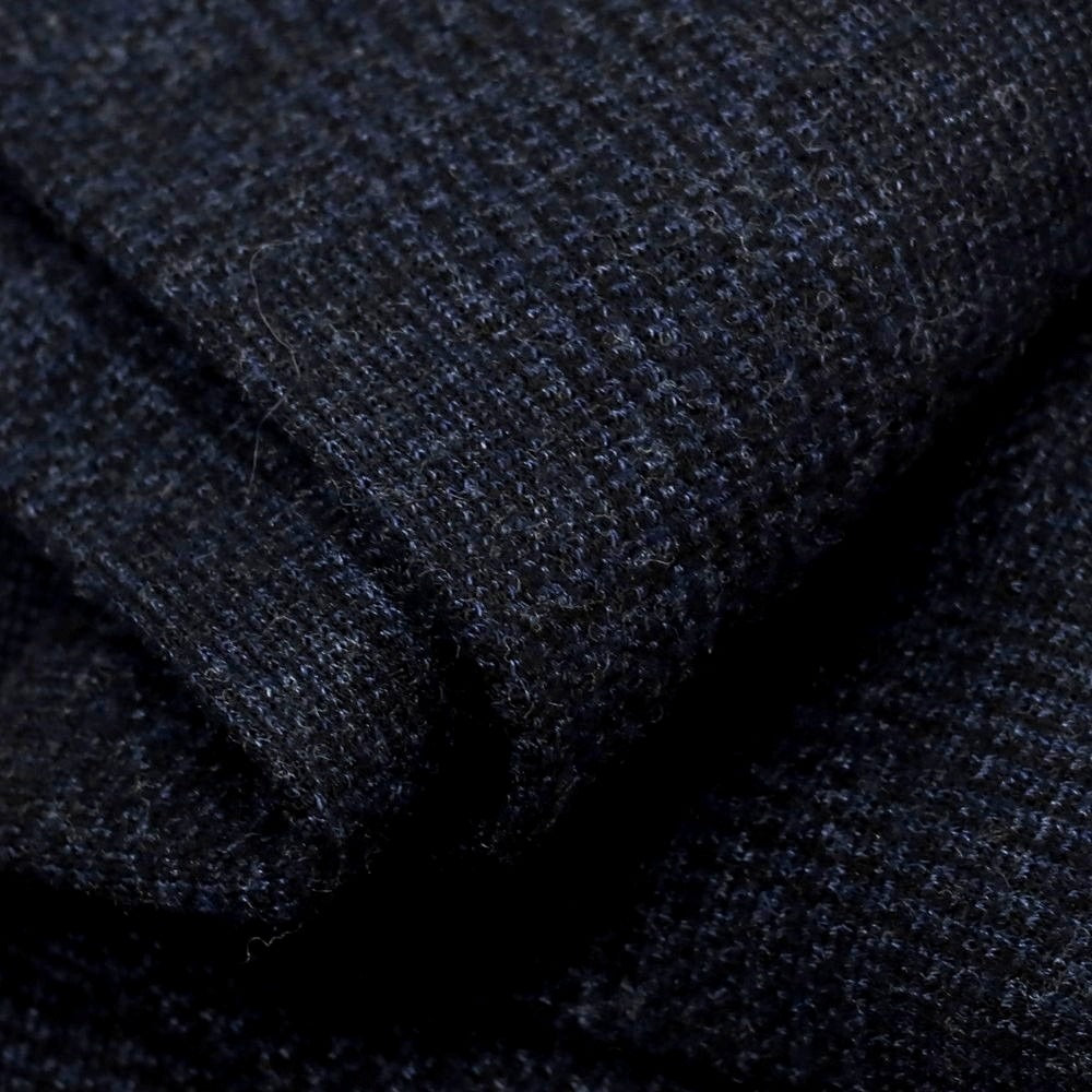 【中古】ピーティートリノ PT TORINO DELTA レーヨンナイロン チェック リブ カジュアルスラックスパンツ ネイビー【サイズ48】【 状態ランクB 】【 メンズ 】