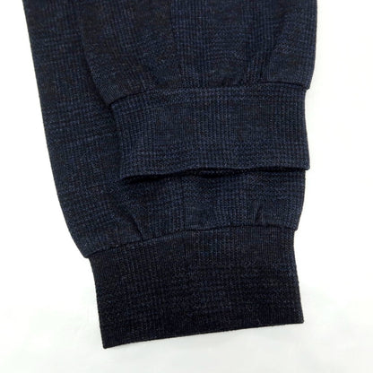 【中古】ピーティートリノ PT TORINO DELTA レーヨンナイロン チェック リブ カジュアルスラックスパンツ ネイビー【サイズ48】【 状態ランクB 】【 メンズ 】