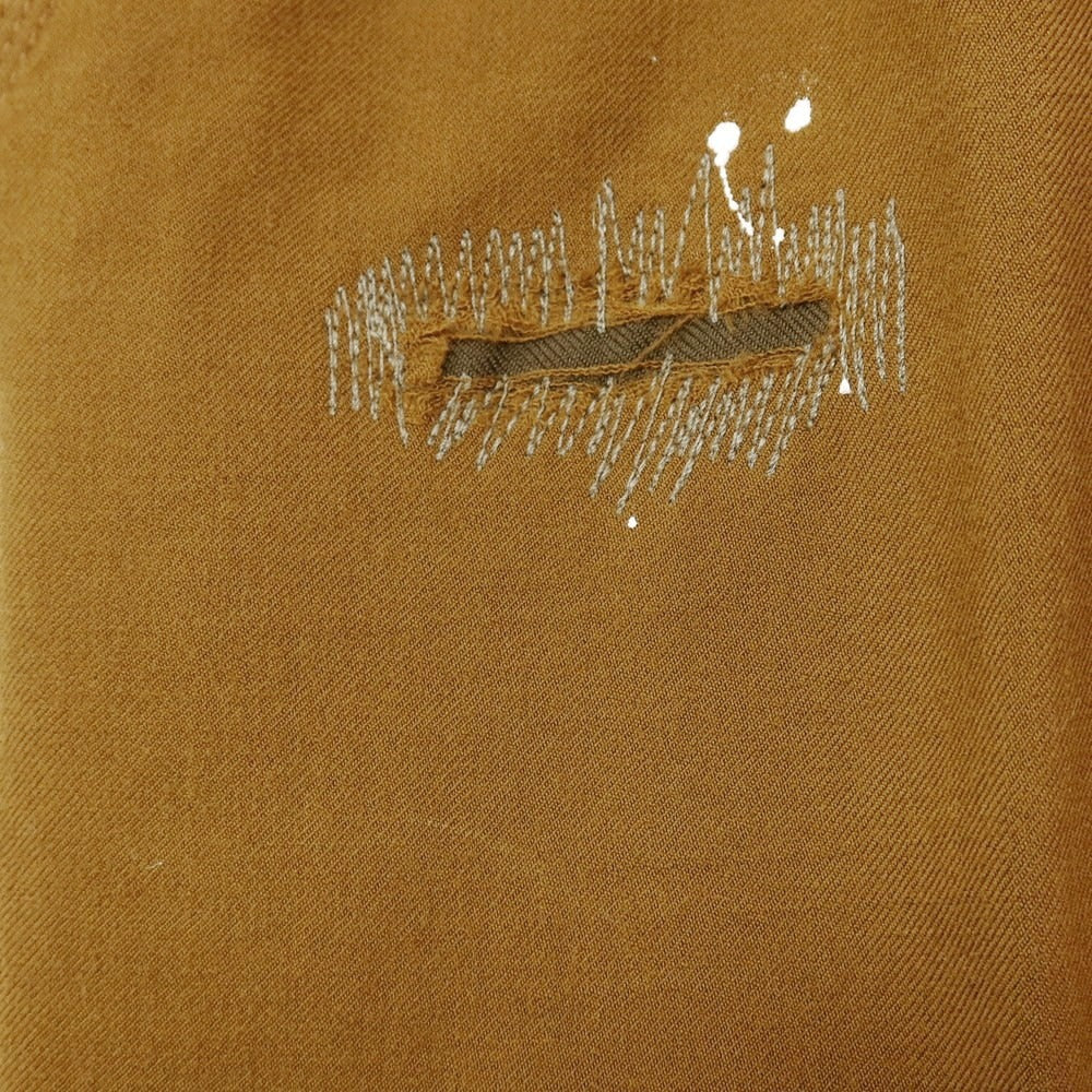 【中古】ピーティートリノ PT TORINO THE WORKER ウールモヘヤ リペア加工 ワークパンツ ブラウン【サイズ32】【 状態ランクB 】【 メンズ 】