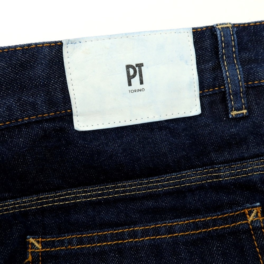 【中古】ピーティートリノ デニム PT TORINO DENIM REBEL WORK コットン ペインター デニムパンツ ジーンズ ネイビー【サイズ32】【 状態ランクC 】【 メンズ 】