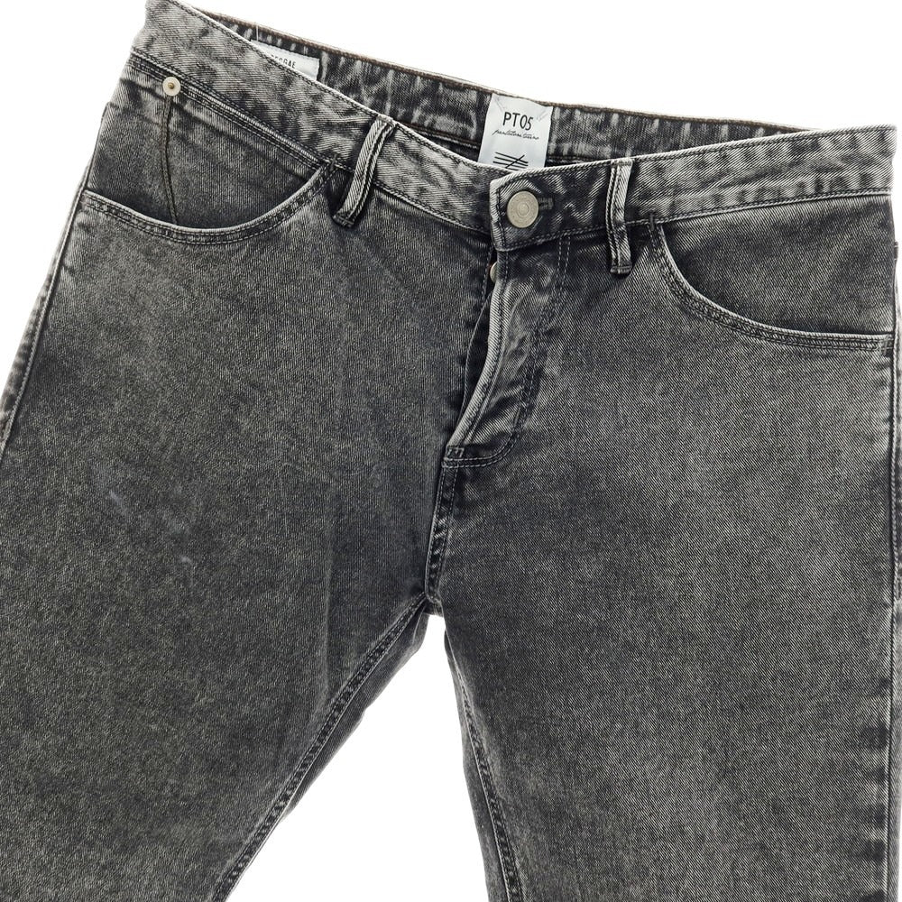 【中古】ピーティーゼロチンクエ PT05 REGGAE ストレッチ コットン デニムパンツ ジーンズ グレーブラック【サイズ32】【 状態ランクC 】【 メンズ 】