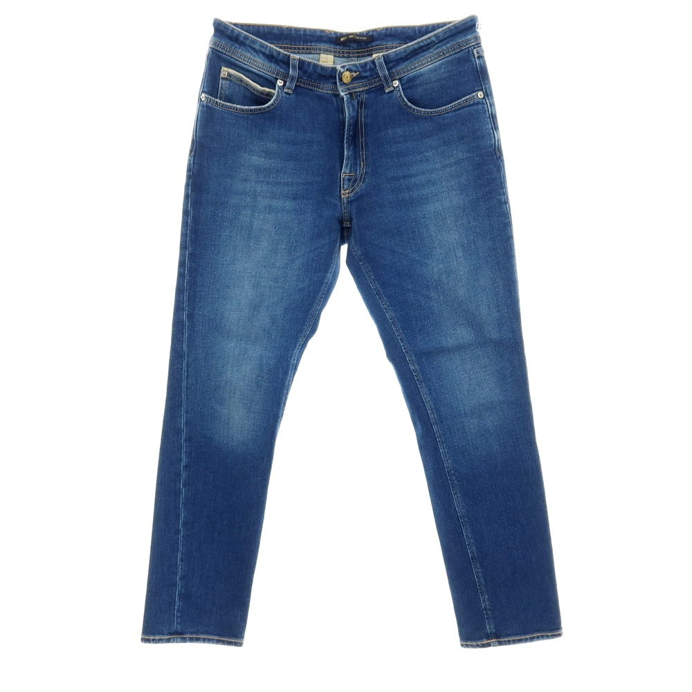 【中古】ブリリア1949 BRIGLIA 1949 DNM RIBOT ストレッチ コットン デニムパンツ ジーンズ ブルー【サイズ48】【 状態ランクC 】【 メンズ 】