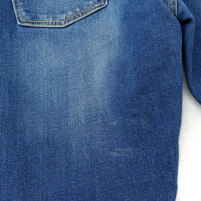 【中古】ブリリア1949 BRIGLIA 1949 DNM RIBOT ストレッチ コットン デニムパンツ ジーンズ ブルー【サイズ48】【 状態ランクC 】【 メンズ 】