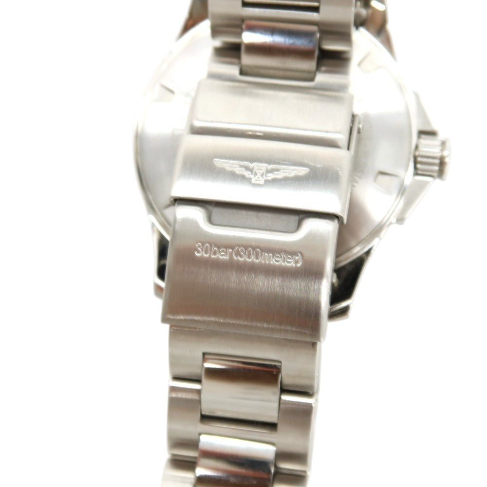 【中古】ロンジン LONGINES LN-L37304566 ステンレススチール クォーツ式 腕時計 シルバーxブラック【 状態ランクA 】【 メンズ 】