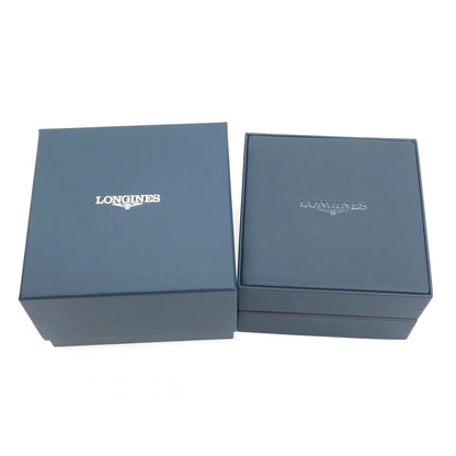 【中古】ロンジン LONGINES LN-L37304566 ステンレススチール クォーツ式 腕時計 シルバーxブラック【 状態ランクA 】【 メンズ 】