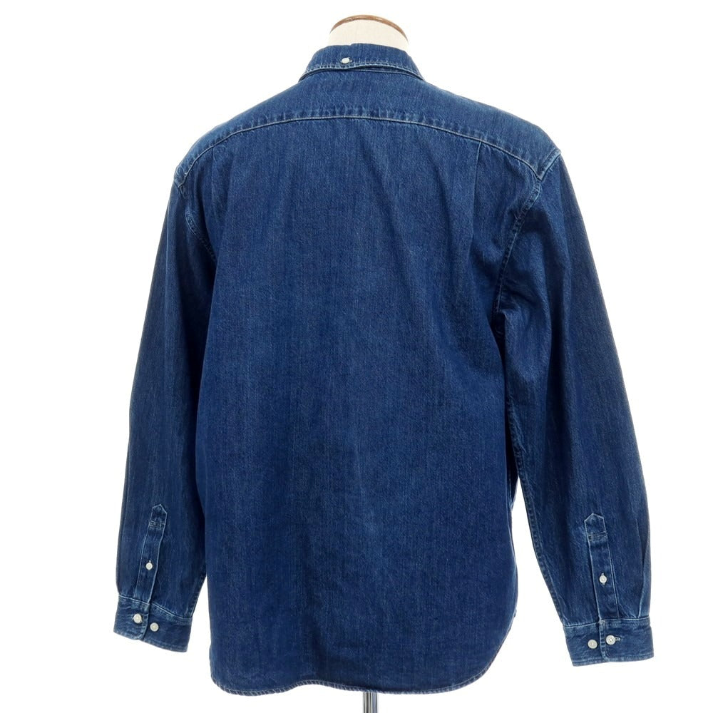 【中古】シュプリーム Supreme 2025年秋冬 Small Box Denim Shirt デニムシャツ ネイビー【サイズM】【 状態ランクB 】【 メンズ 】