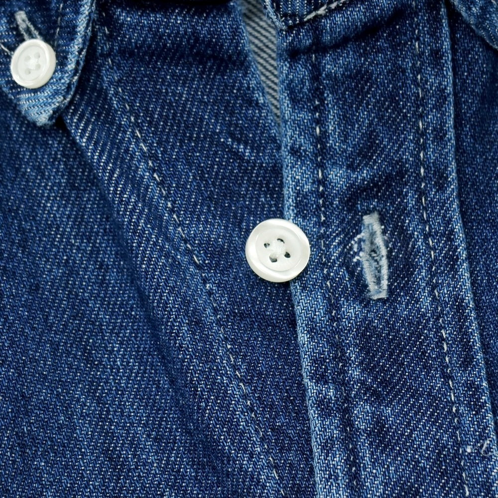 【中古】シュプリーム Supreme 2025年秋冬 Small Box Denim Shirt デニムシャツ ネイビー【サイズM】【 状態ランクB 】【 メンズ 】