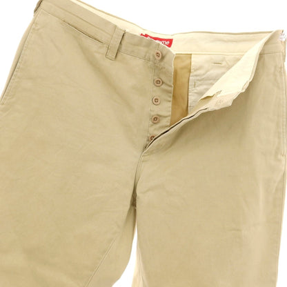 【中古】シュプリーム Supreme 2025年秋冬 Chino Pant コットン チノパンツ ベージュ【サイズ34】【 状態ランクC 】【 メンズ 】