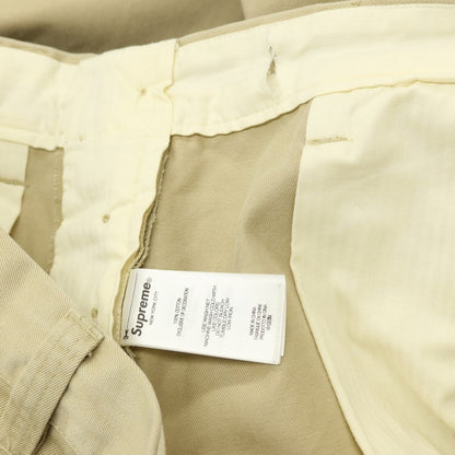 【中古】シュプリーム Supreme 2025年秋冬 Chino Pant コットン チノパンツ ベージュ【サイズ34】【 状態ランクC 】【 メンズ 】