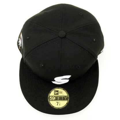 【中古】【未使用】シュプリーム Supreme 2025年秋冬 Reaper S Logo New Era キャップ ブラック【サイズ7 1/4】【 状態ランクS 】【 メンズ 】