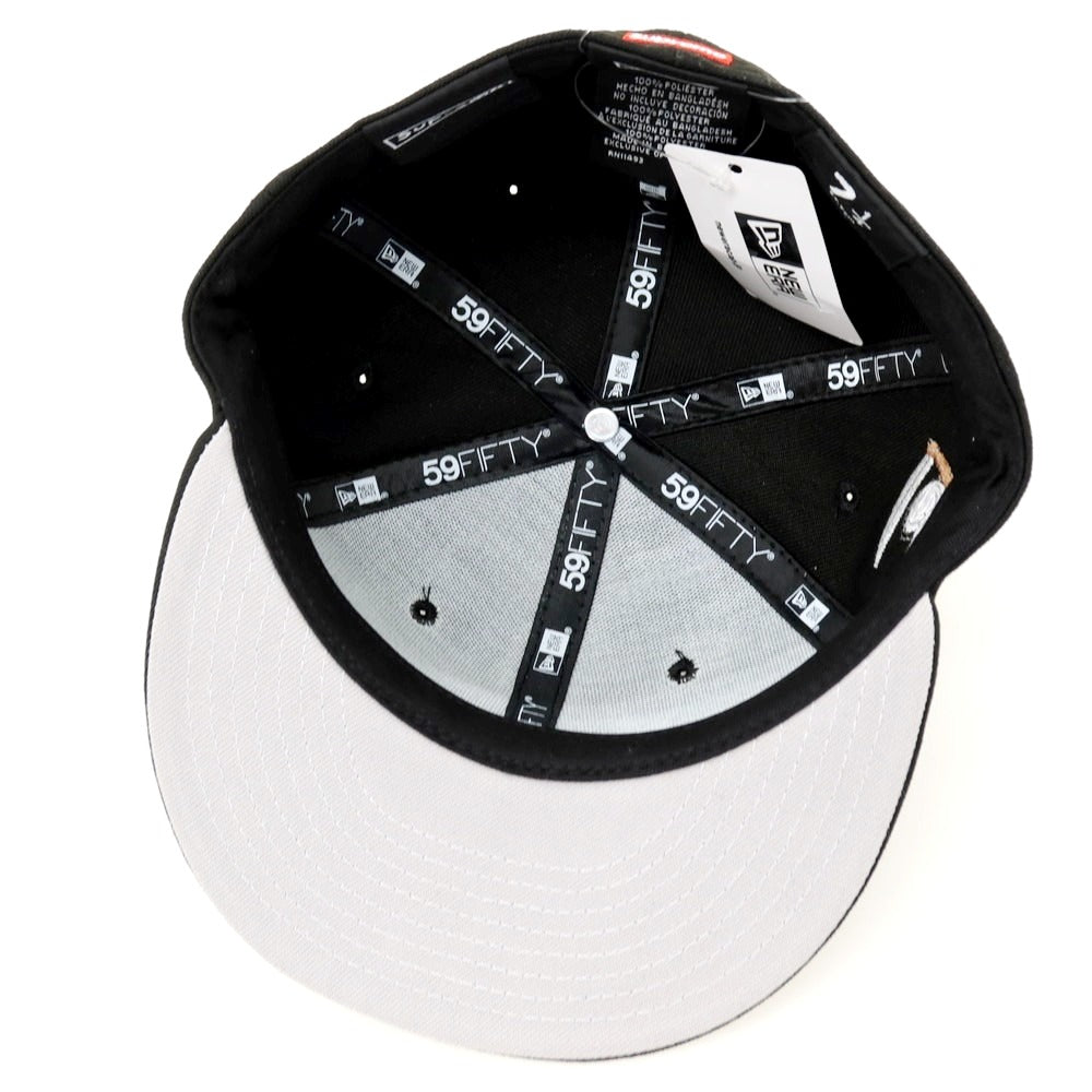 【中古】【未使用】シュプリーム Supreme 2025年秋冬 Reaper S Logo New Era キャップ ブラック【サイズ7 1/4】【 状態ランクS 】【 メンズ 】
