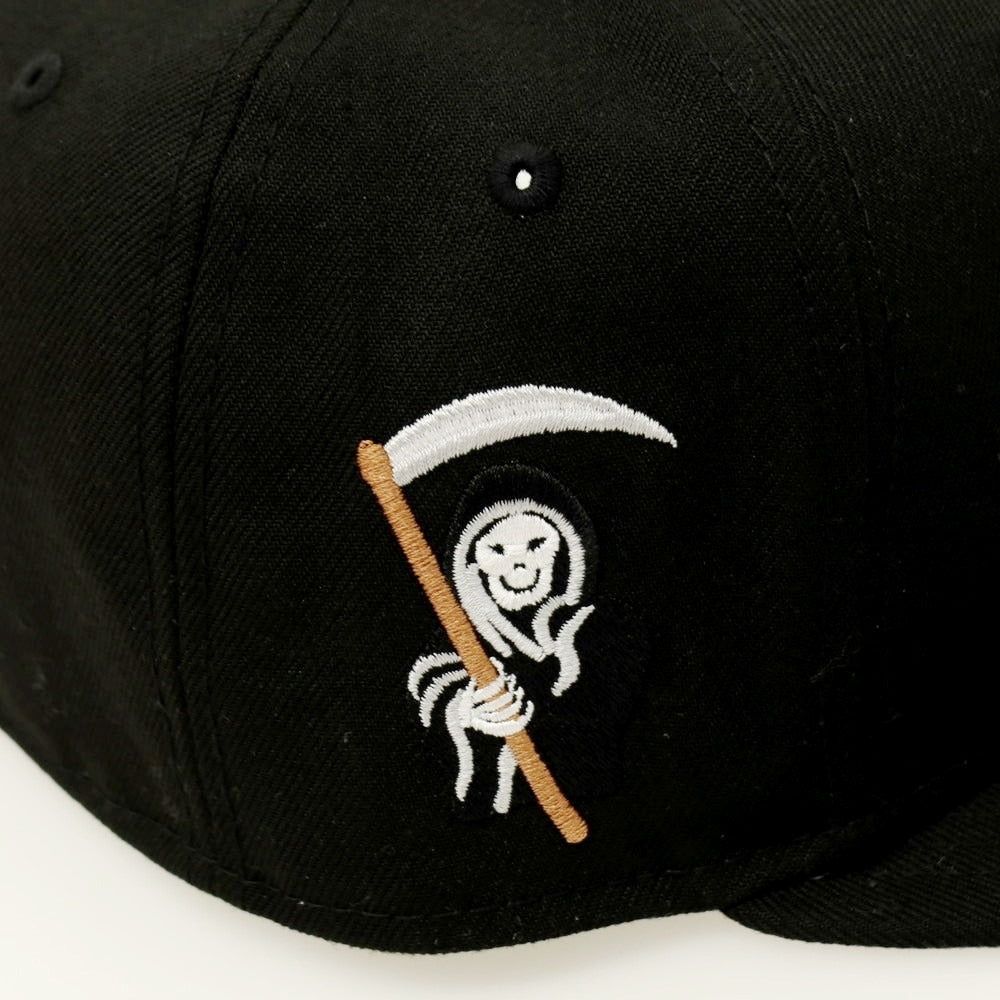 【中古】【未使用】シュプリーム Supreme 2025年秋冬 Reaper S Logo New Era キャップ ブラック【サイズ7 1/4】【 状態ランクS 】【 メンズ 】