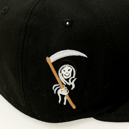 【中古】【未使用】シュプリーム Supreme 2025年秋冬 Reaper S Logo New Era キャップ ブラック【サイズ7 1/4】【 状態ランクS 】【 メンズ 】
