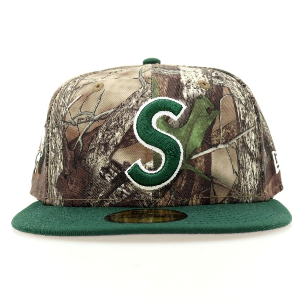 【中古】【未使用】シュプリーム Supreme 2025年秋冬 Reaper S Logo New Era キャップ ブラウンxグリーン【サイズ7 1/4】【 状態ランクS 】【 メンズ 】
