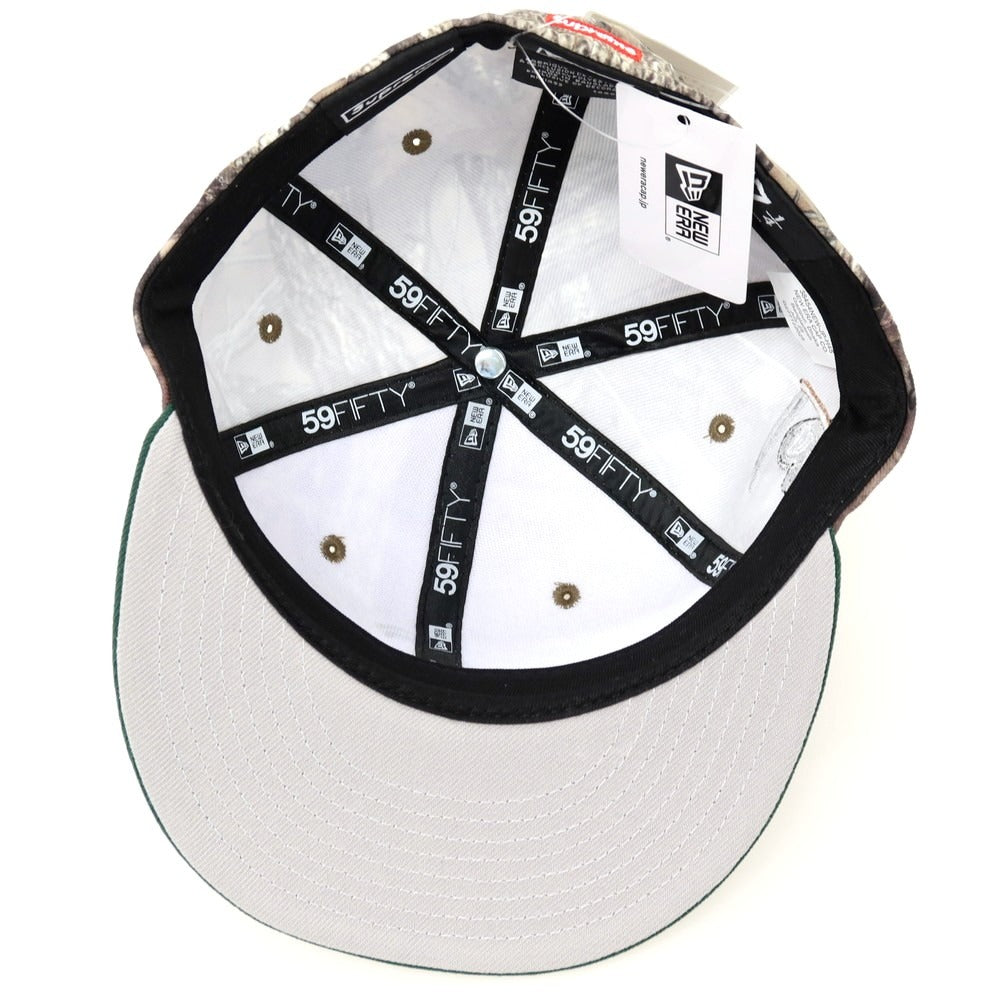 【中古】【未使用】シュプリーム Supreme 2025年秋冬 Reaper S Logo New Era キャップ ブラウンxグリーン【サイズ7 1/4】【 状態ランクS 】【 メンズ 】