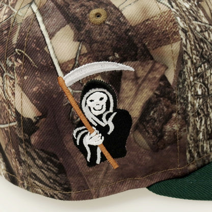 【中古】【未使用】シュプリーム Supreme 2025年秋冬 Reaper S Logo New Era キャップ ブラウンxグリーン【サイズ7 1/4】【 状態ランクS 】【 メンズ 】