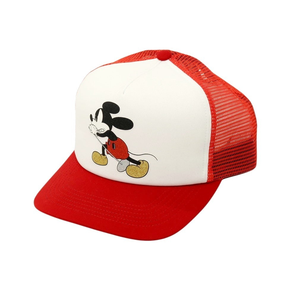 【中古】シュプリーム Supreme × Number (N)ine、Mickey Mouse 2025年秋冬 Mesh Back 5 Panel キャップ レッド【サイズONE SIZE(58cm)】【 状態ランクA 】【 メンズ 】