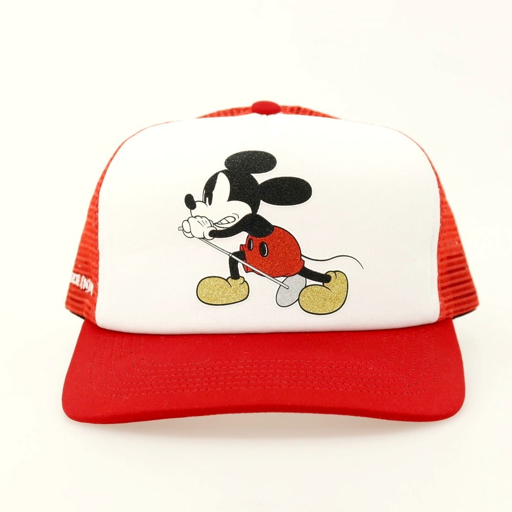 【中古】シュプリーム Supreme × Number (N)ine、Mickey Mouse 2025年秋冬 Mesh Back 5 Panel キャップ レッド【サイズONE SIZE(58cm)】【 状態ランクA 】【 メンズ 】