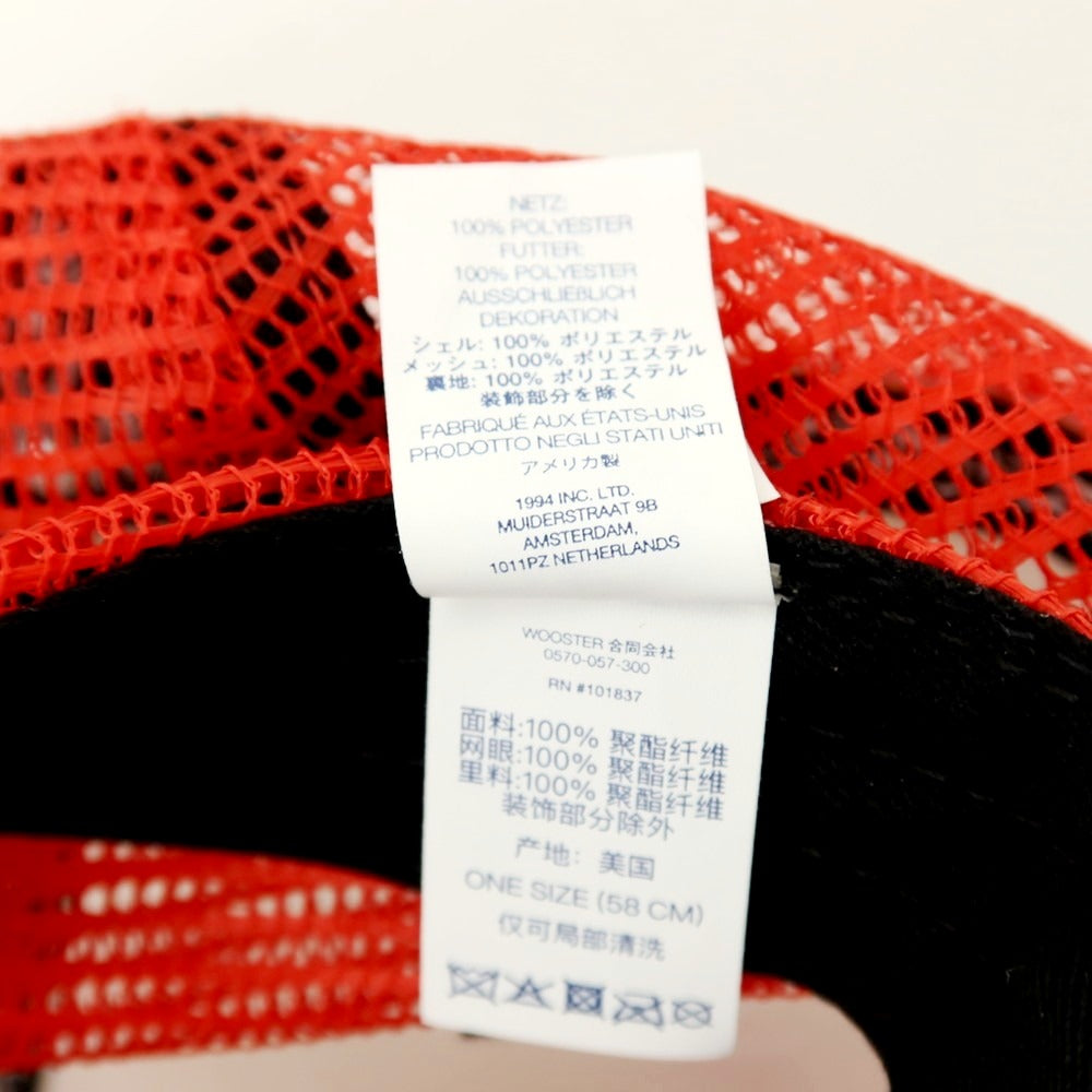 【中古】シュプリーム Supreme × Number (N)ine、Mickey Mouse 2025年秋冬 Mesh Back 5 Panel キャップ レッド【サイズONE SIZE(58cm)】【 状態ランクA 】【 メンズ 】