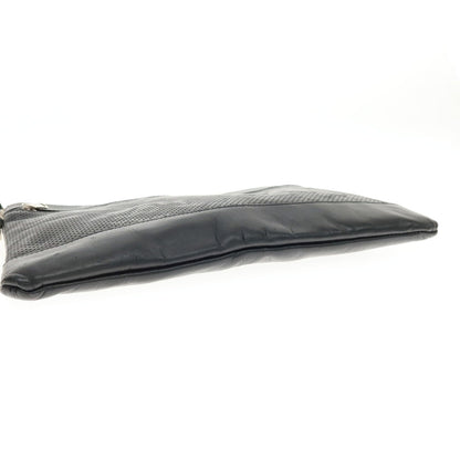 【中古】エルイーディーバイツ L.E.D.BITES レザー クラッチバッグ ブラック【 状態ランクC 】【 メンズ 】
