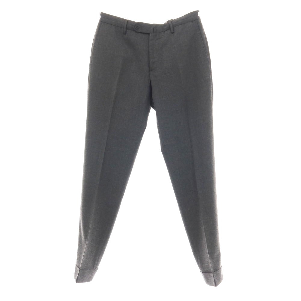【中古】インコテックス INCOTEX ストレッチ ウールポリエステル ドレススラックスパンツ ダークグレー【サイズ46】【 状態ランクB 】【 メンズ 】