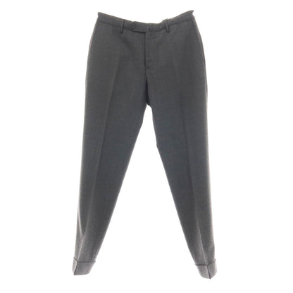 【中古】インコテックス INCOTEX ストレッチ ウールポリエステル ドレススラックスパンツ ダークグレー【サイズ46】【 状態ランクB 】【 メンズ 】