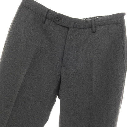 【中古】インコテックス INCOTEX ストレッチ ウールポリエステル ドレススラックスパンツ ダークグレー【サイズ46】【 状態ランクB 】【 メンズ 】