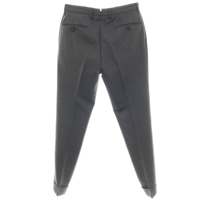 【中古】インコテックス INCOTEX ストレッチ ウールポリエステル ドレススラックスパンツ ダークグレー【サイズ46】【 状態ランクB 】【 メンズ 】