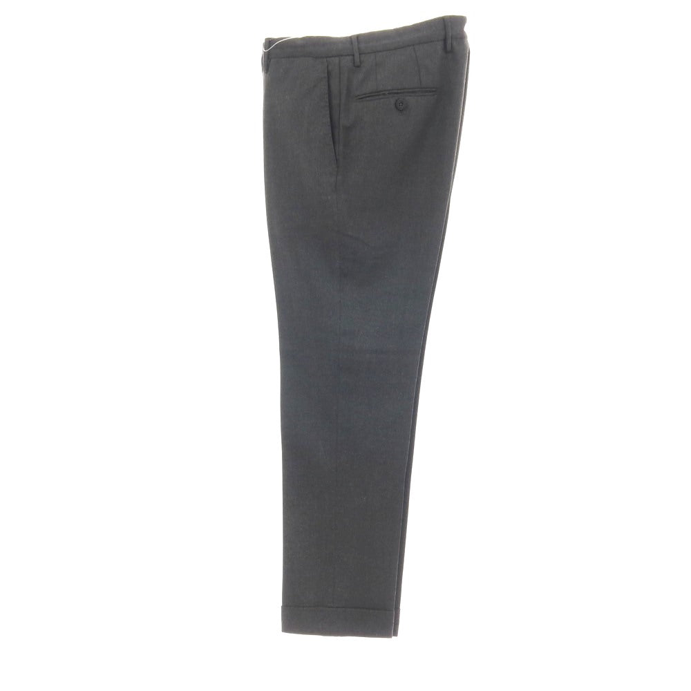 【中古】インコテックス INCOTEX ストレッチ ウールポリエステル ドレススラックスパンツ ダークグレー【サイズ46】【 状態ランクB 】【 メンズ 】