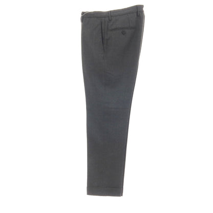 【中古】インコテックス INCOTEX ストレッチ ウールポリエステル ドレススラックスパンツ ダークグレー【サイズ46】【 状態ランクB 】【 メンズ 】