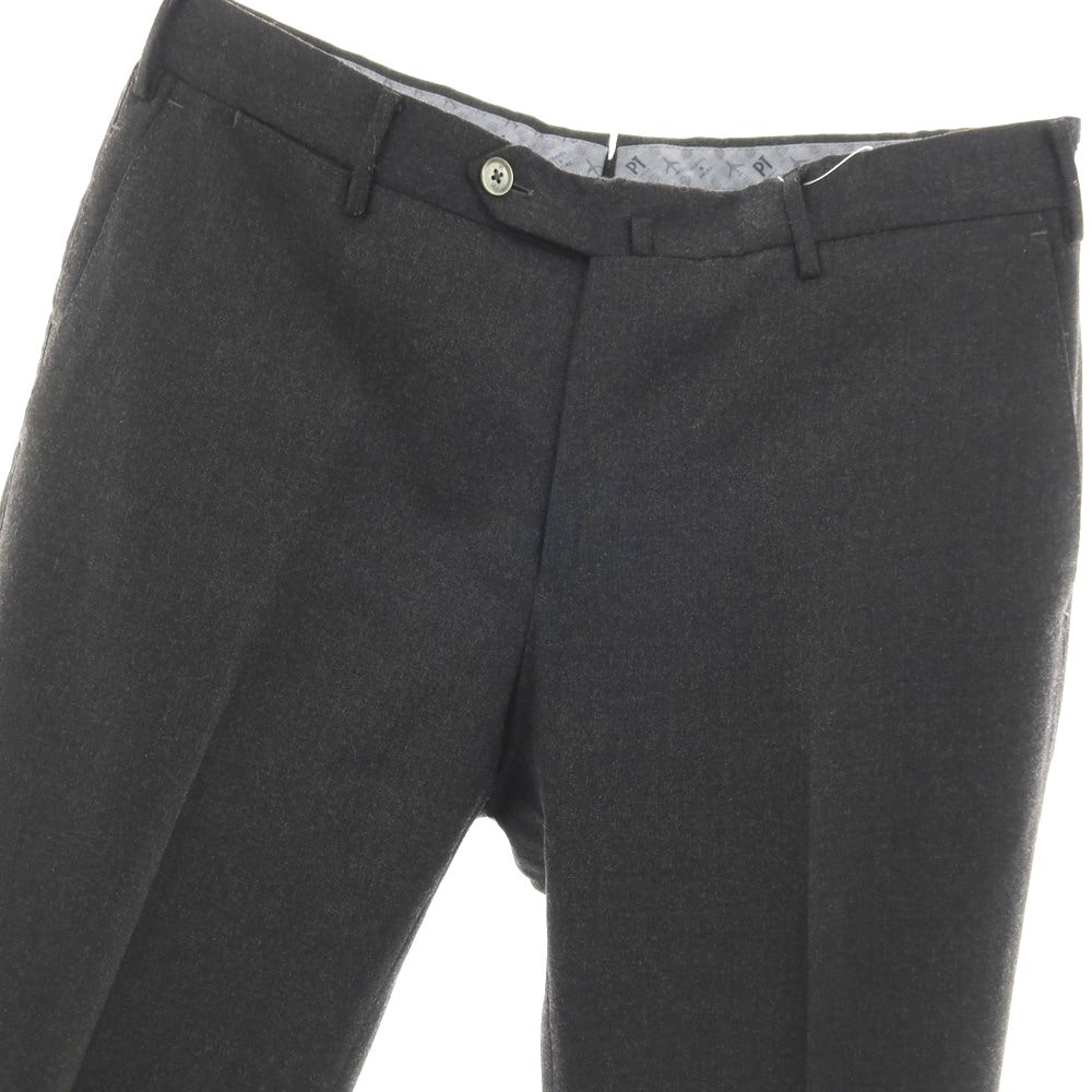 【中古】ピーティートリノ PT TORINO ストレッチ ウールポリエステル ドレススラックスパンツ チャコール【サイズ48】【 状態ランクB 】【 メンズ 】