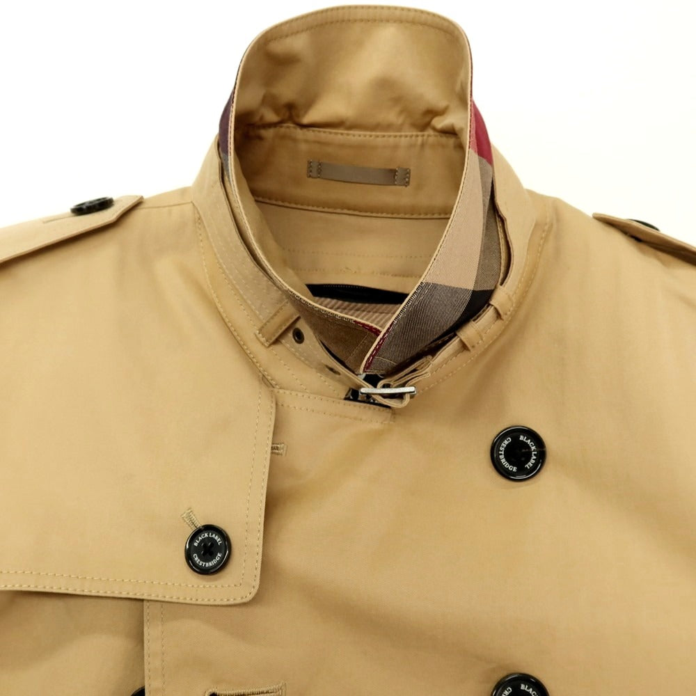 【中古】ブラックレーベル クレストブリッジ BLACK LABELCRESTBRIDGE ライナー付き コットン トレンチコート ベージュ【サイズM】【 状態ランクB 】【 メンズ 】