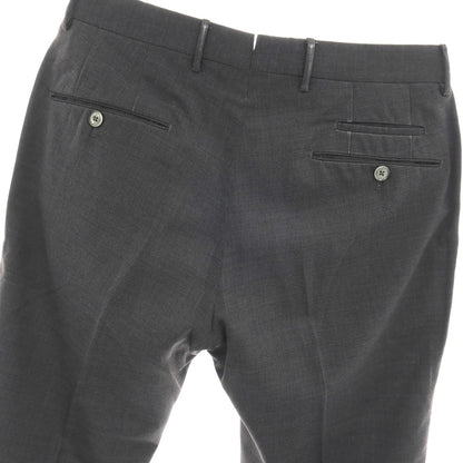 【中古】ピーティートリノ PT TORINO ストレッチ ウールポリエステル ドレススラックスパンツ ダークグレー【サイズ46】【 状態ランクC 】【 メンズ 】