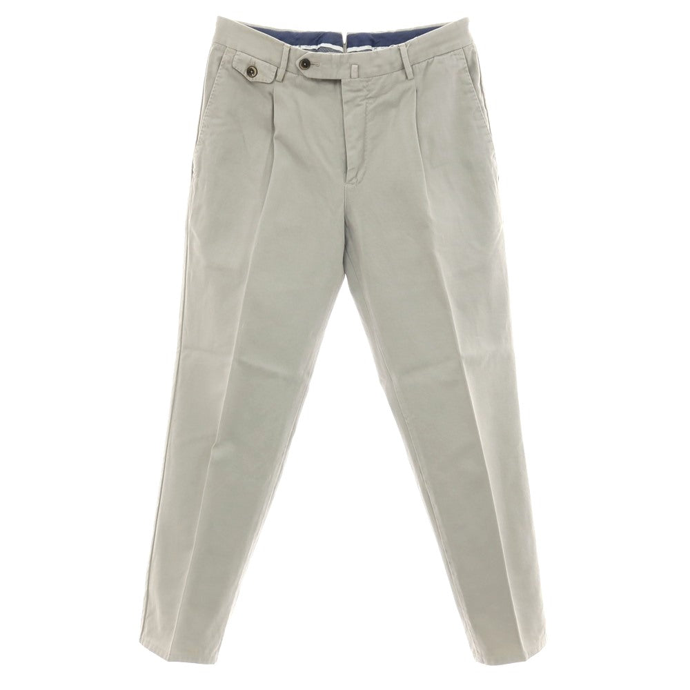 【中古】ピーティートリノ PT TORINO コットンウール カジュアルスラックスパンツ ライトグレー【サイズ46】【 状態ランクB 】【 メンズ 】