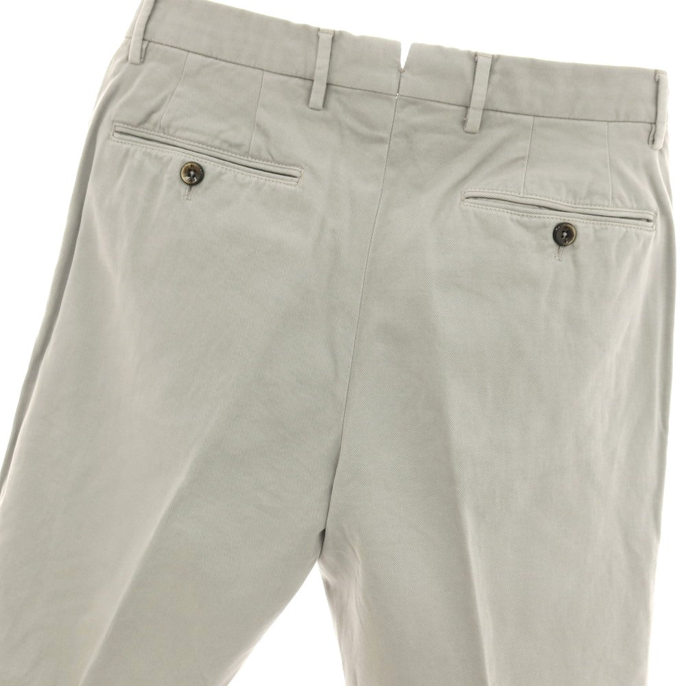 【中古】ピーティートリノ PT TORINO コットンウール カジュアルスラックスパンツ ライトグレー【サイズ46】【 状態ランクB 】【 メンズ 】