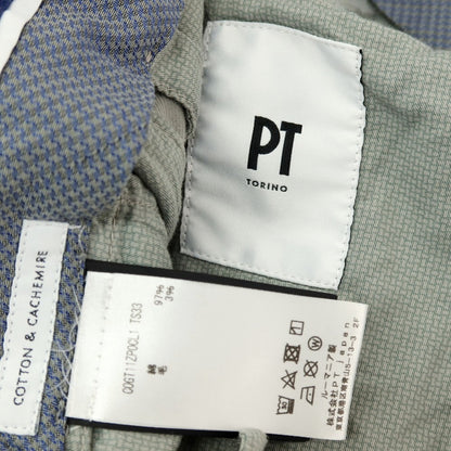 【中古】ピーティートリノ PT TORINO コットンウール カジュアルスラックスパンツ ライトグレー【サイズ46】【 状態ランクB 】【 メンズ 】