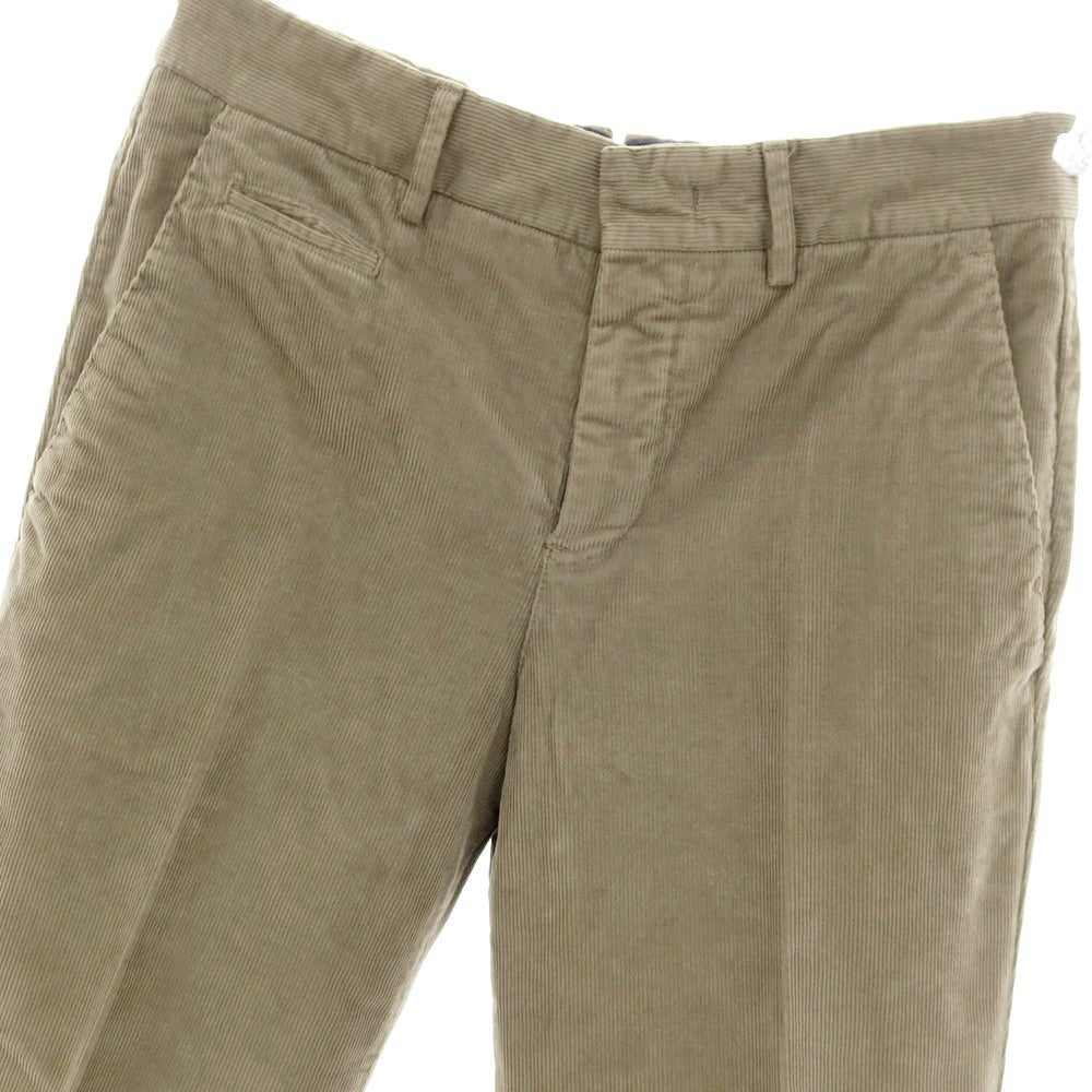 【中古】ピーティートリノ PT TORINO CITY ストレッチ コットン コーデュロイパンツ ダークグレージュ系【サイズ44】【 状態ランクB 】【 メンズ 】