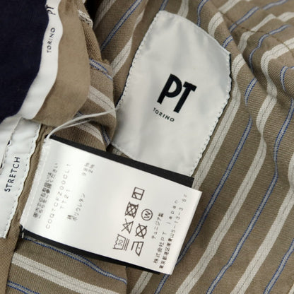 【中古】ピーティートリノ PT TORINO CITY ストレッチ コットン コーデュロイパンツ ダークグレージュ系【サイズ44】【 状態ランクB 】【 メンズ 】