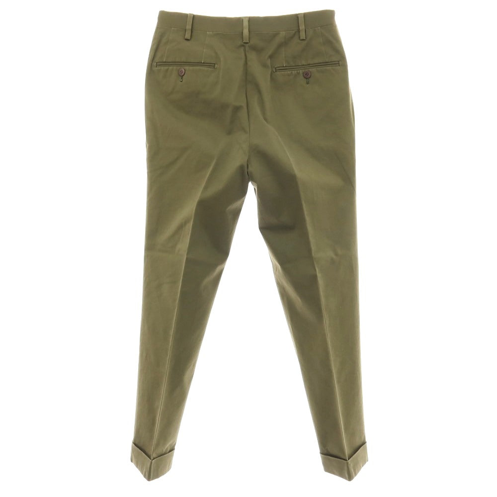 【中古】エスオー SO ストレッチ コットン カジュアルスラックスパンツ オリーブ【サイズ44】【 状態ランクC 】【 メンズ 】