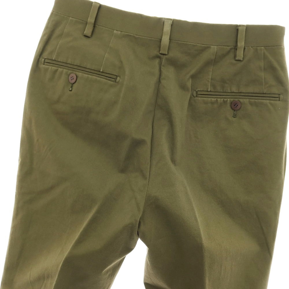 【中古】エスオー SO ストレッチ コットン カジュアルスラックスパンツ オリーブ【サイズ44】【 状態ランクC 】【 メンズ 】