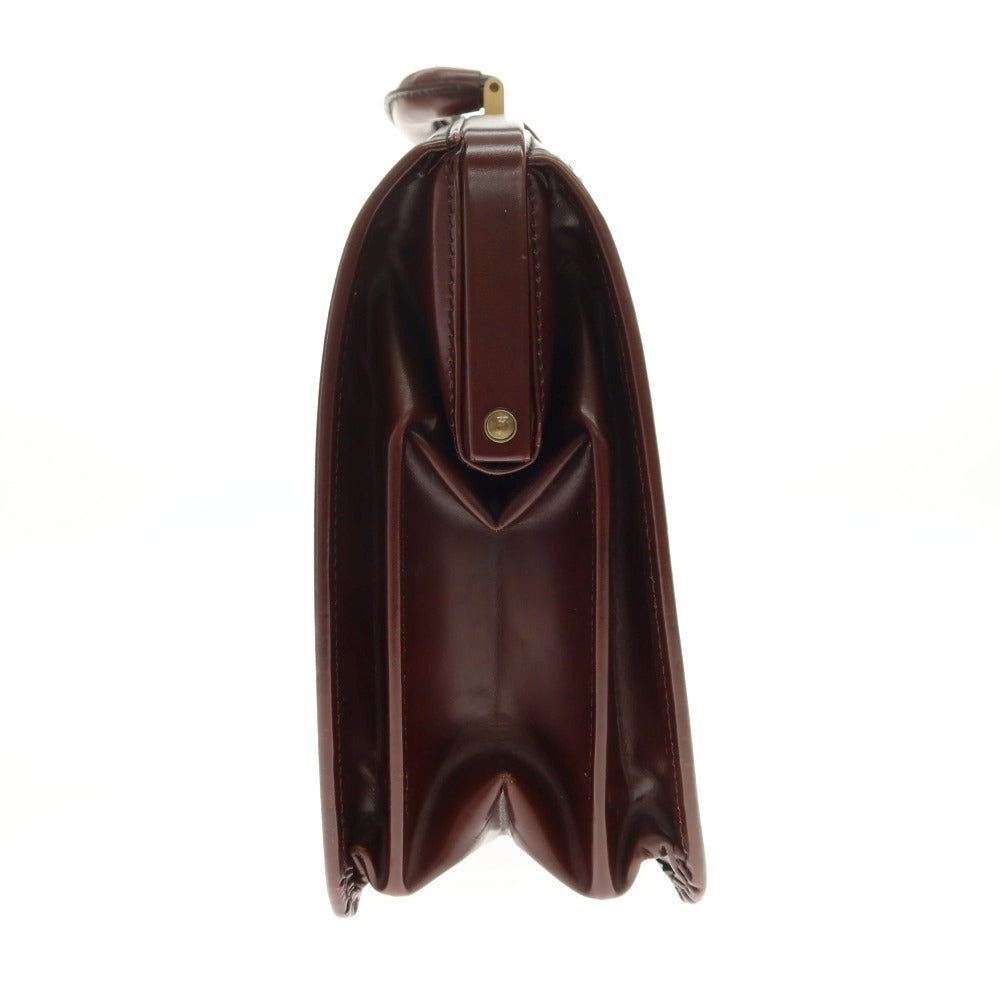 【中古】パップワース PAPWORTH レザー ダレスバッグ ブラウン【 状態ランクC 】【 メンズ 】