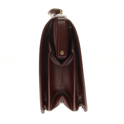 【中古】パップワース PAPWORTH レザー ダレスバッグ ブラウン【 状態ランクC 】【 メンズ 】