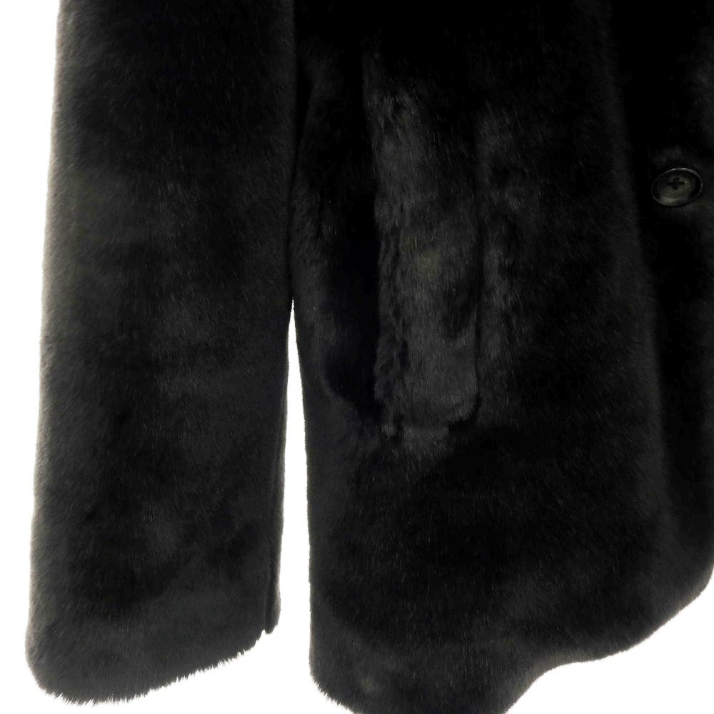 【中古】シュプリーム Supreme 2015年春夏 Faux Fur Coat ファーコート ブラック【 サイズL 】【 状態ランクB 】【 メンズ 】