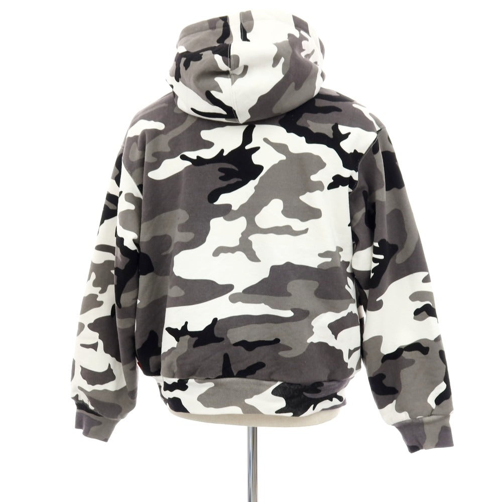 【中古】シュプリーム Supreme 2025年秋冬 Arc Thermal Lined Zip Up Hooded Sweatshirt パーカー グレーxブラック【サイズS】【 状態ランクB 】【 メンズ 】
